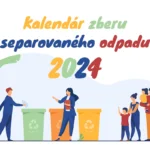 Kalendár zberu separovaného odpadu 2024